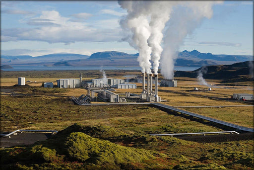 Poster, Many Sizes Available; Nesjavellir Geothermal Power Plant In Ãingvellir, Iceland