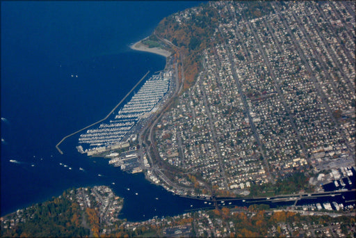 Poster, Many Sizes Available; Aerial View Of Ballard, Seattle