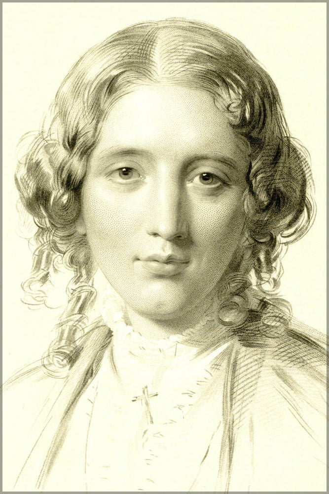 Poster, Many Sizes Available; Harriet Beecher-Stowe, American Abolitionist And Author Of Uncle Tom&#39;S Cabin P2