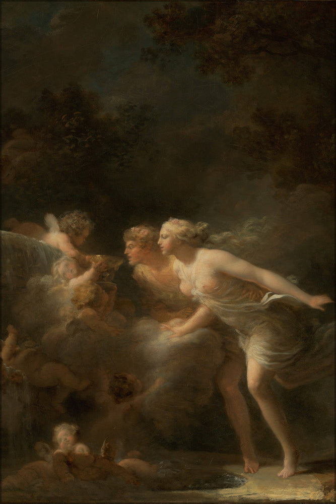 Poster, Many Sizes Available; Jean Honore Fragonard French The Fountain Of Love