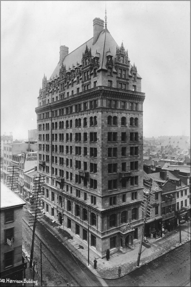 Poster, Many Sizes Available; Harrison Building, Philadelphia Habs Cropped