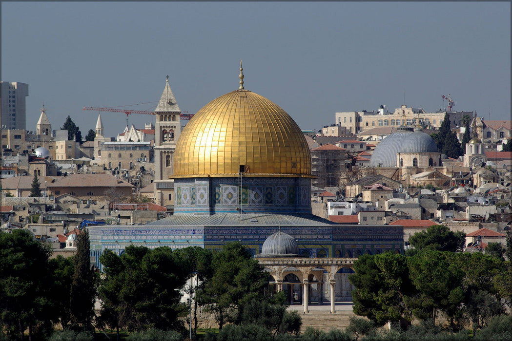 Poster, Many Sizes Available; Jerusalem Israel, Dome Of The Rock