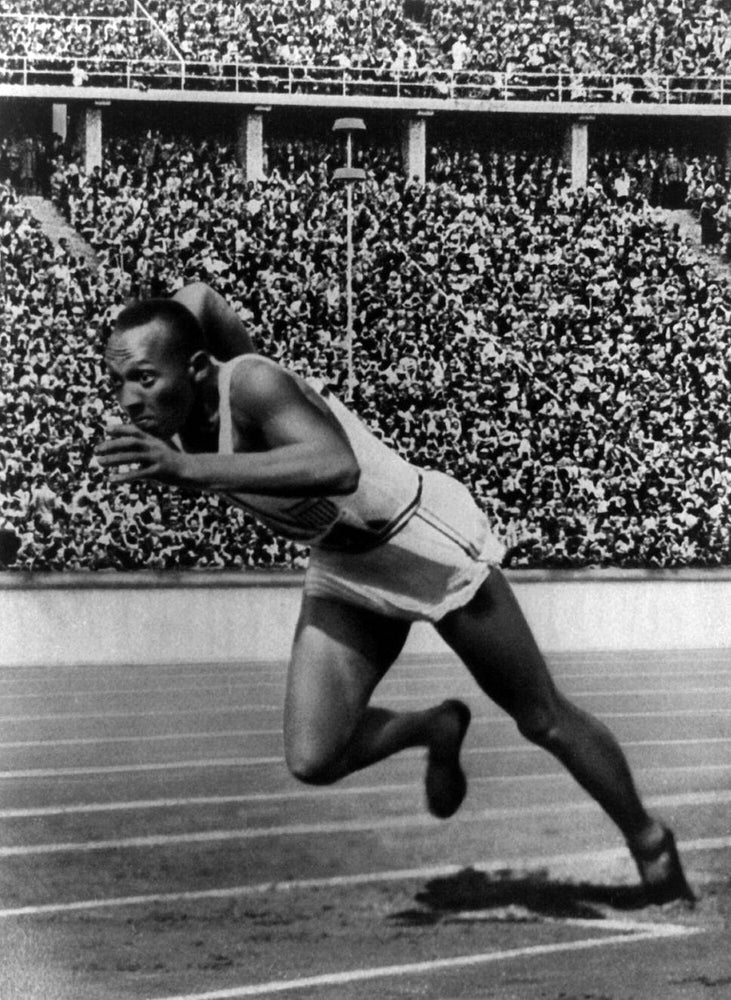 Poster, Many Sizes Available; Jesse Owens In 1936