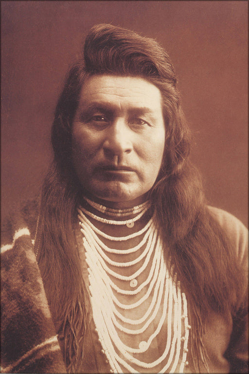 Poster, Many Sizes Available; Nez Perce Man Native American Indian 1899 Edward S. Curtis