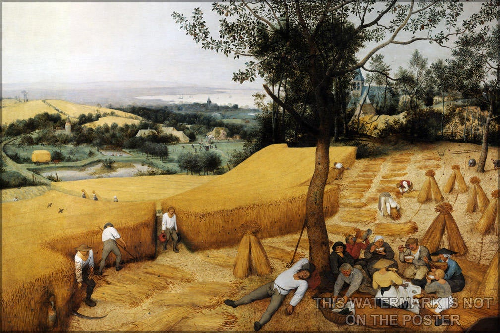 Poster, Many Sizes Available; Harvesters Bruegel