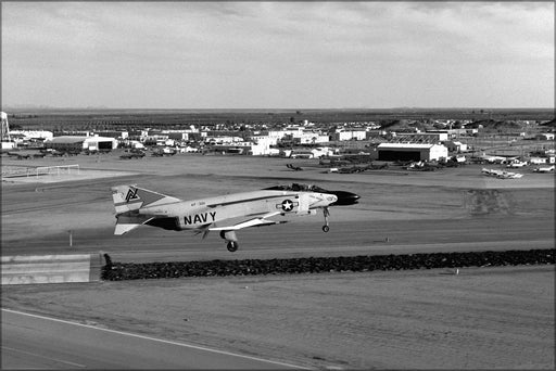 Poster, Many Sizes Available; F-4N Phantom Ii F-4 Vf-301 Devils Deciples Yuma Arizona 1980