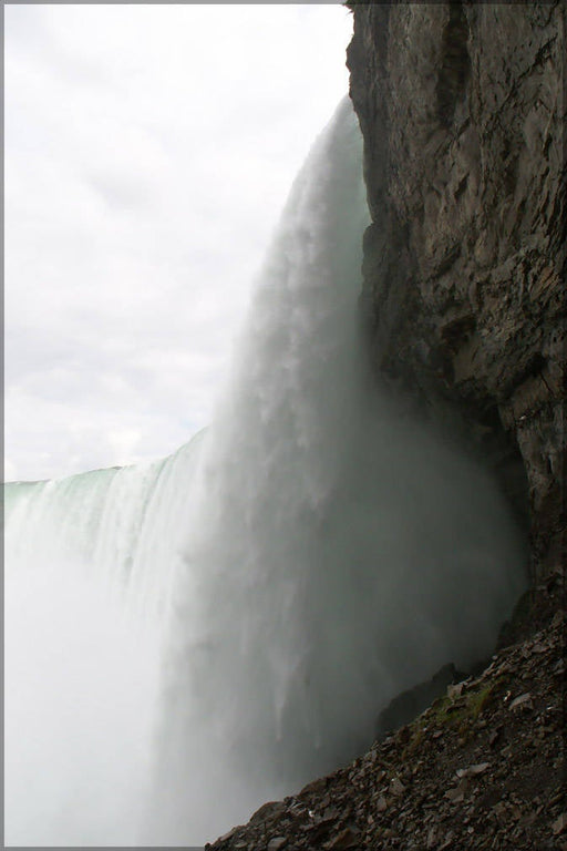 Poster, Many Sizes Available; Niagra Falls Horseshoe Falls From Below Journey Behind The Falls