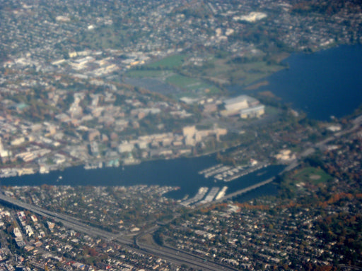 Poster, Many Sizes Available; Aerial View Of Portage Bay In Seattle