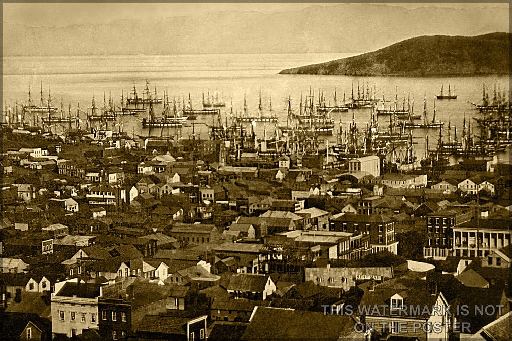 Poster, Many Sizes Available; San Francisco C1850