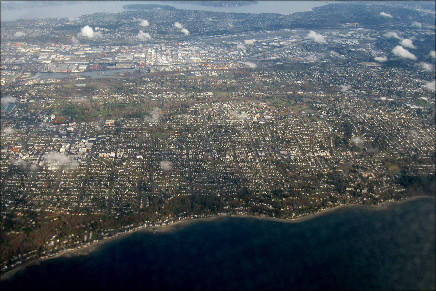 Poster, Many Sizes Available; Aerial View Of Seaview, Seattle