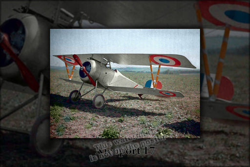 Poster, Many Sizes Available; Nieuport 17 Color Autochrome LumiÃ¨re Of A Nieuport Fighter In Aisne, France 1917