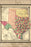 Poster, Many Sizes Available; Map Of Texas & Indian Territory Oklahoma 1875