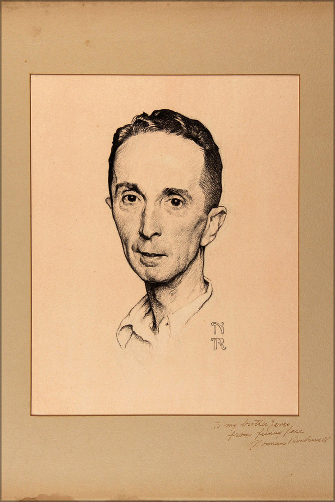 Poster, Many Sizes Available; Norman Rockwell, Self Portrait, 1920