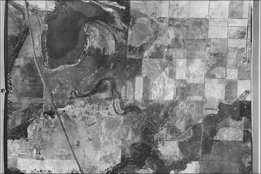 Poster, Many Sizes Available; Aerial View Showing Lake And Fields. Near Hannibal Nara 283518