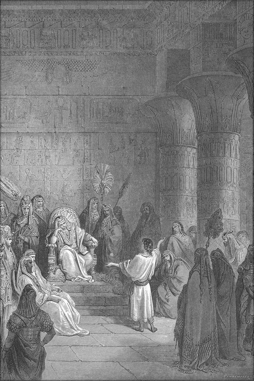 Poster, Many Sizes Available; Joseph Interprets Pharaoh&#39;S Dream From Gustave Dore  English Bible 1866