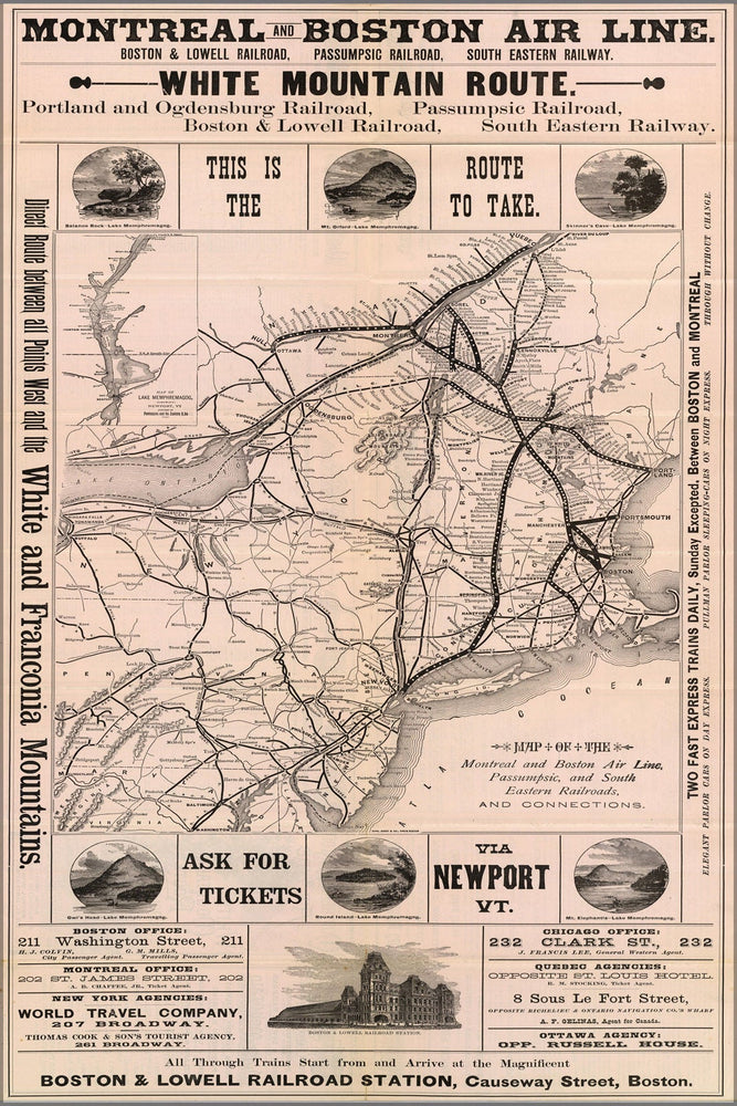 Poster, Many Sizes Available; 1887 Montreal Boston