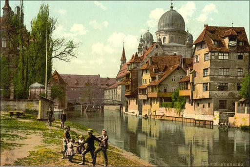 Poster, Many Sizes Available; Schutt Isle, Nuremberg, Bavaria, Germany 1890 Photochrom