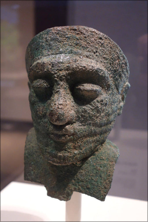 Poster, Many Sizes Available; Head Of A Dignitary, Iran, About 2000 Bc, Arsenical Copper Cincinnati Art Museum Dsc04606