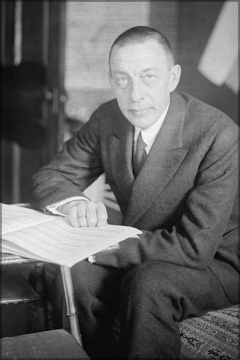 Poster, Many Sizes Available; Sergei Rachmaninoff P2