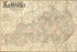 Poster, Many Sizes Available; Map Of The State Of Kentucky 1863