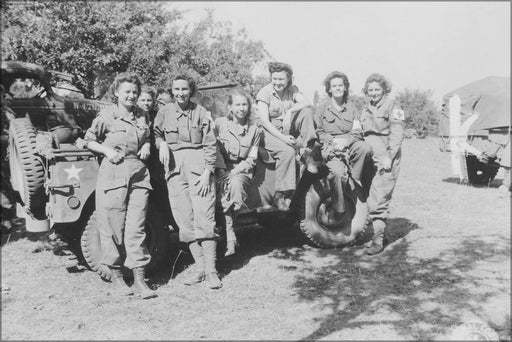 Poster, Many Sizes Available; Nurses Of A Field Hospital In France Aug 1944