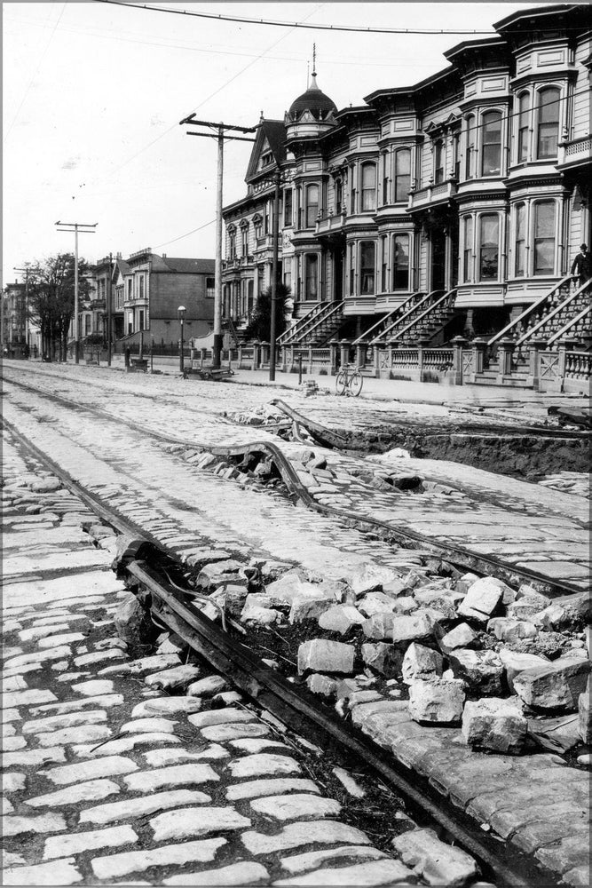 Poster, Many Sizes Available; Aftermath Of The 1906 San Francisco Earthquake Street View