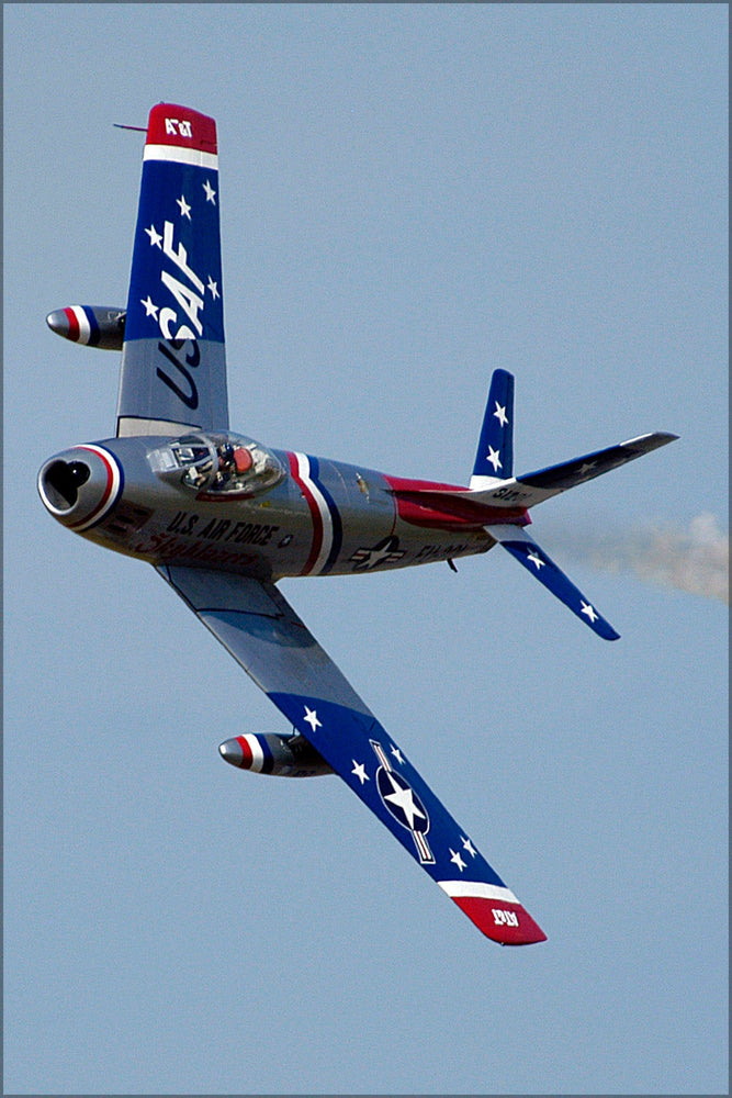 Poster, Many Sizes Available; Korean War-Era F-86 Sabre (Check Other)