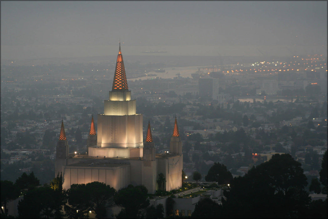 Poster, Many Sizes Available; Oakland Mormon Temple #031215