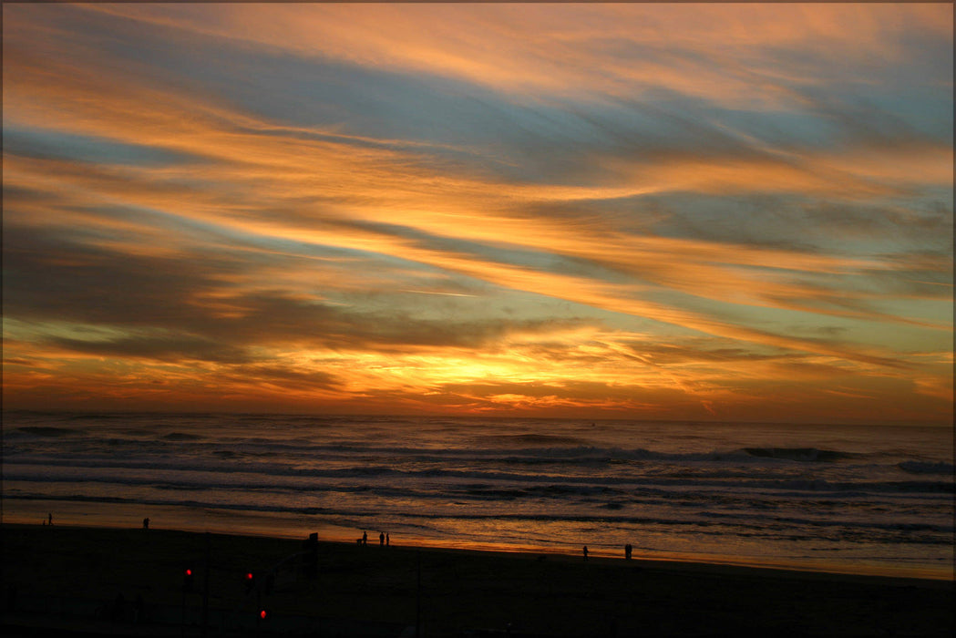 Poster, Many Sizes Available; Ocean Beach Sunset Fall 2007 #031215