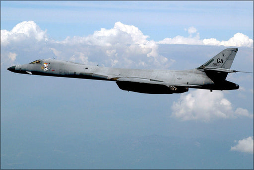 Poster, Many Sizes Available; Air Force B-1B Lancer Bomber Georgia Air National Guard