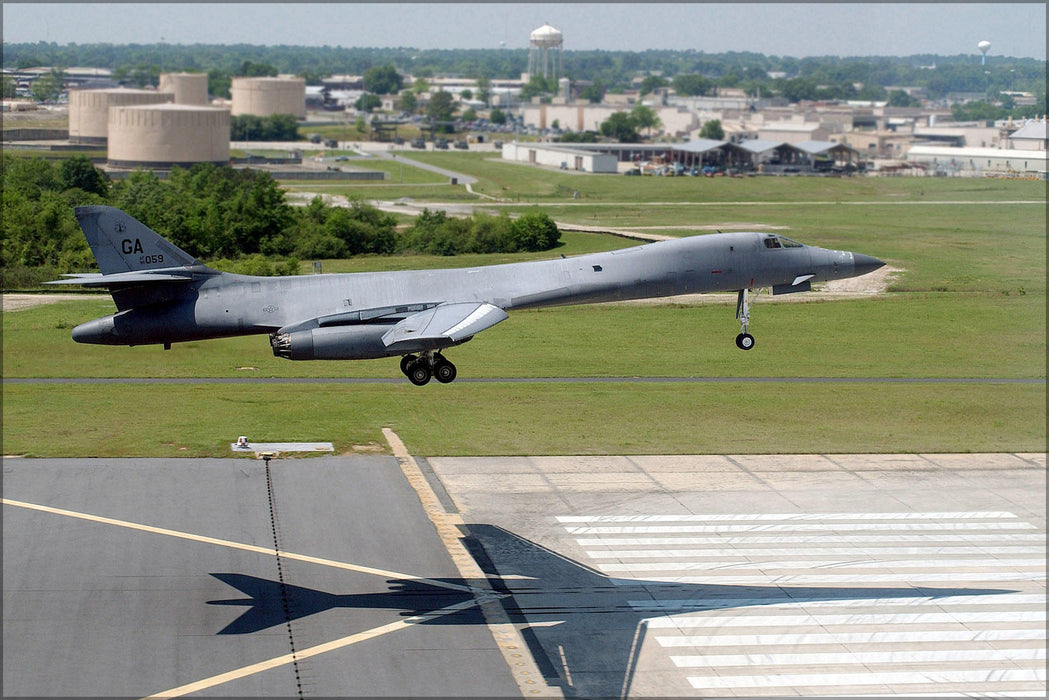 Poster, Many Sizes Available; Air Force B-1B Lancer Bomber Georgia Air National Guard P2