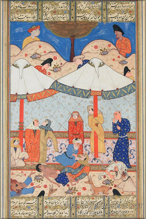 Poster, Many Sizes Available; Layla And Majnun Described In The Third Book Of Nizami'S Khamsah (