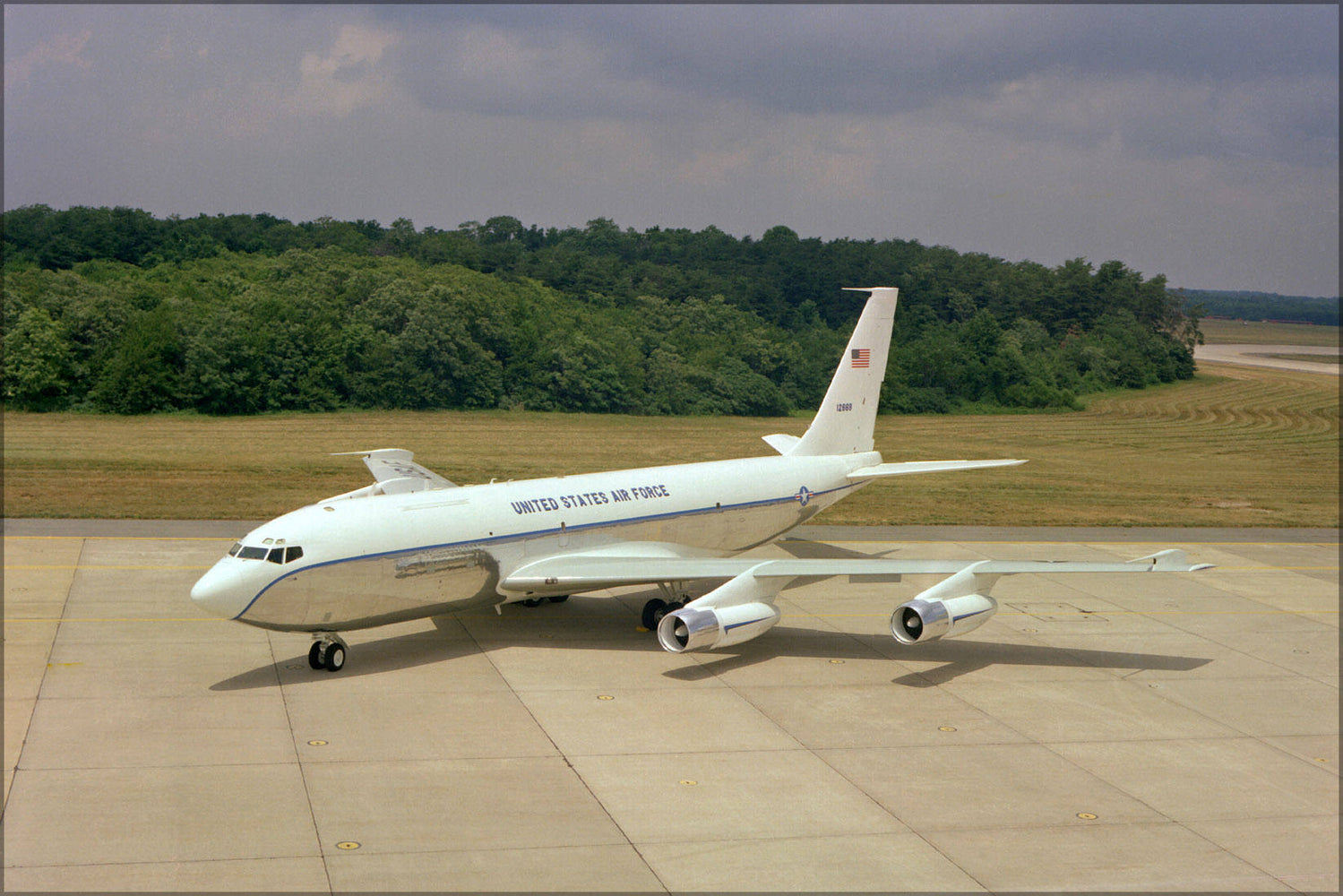 Poster, Many Sizes Available; Air Force Boeing C-135C Stratolifter Aircraft 1976 Speckled Trout