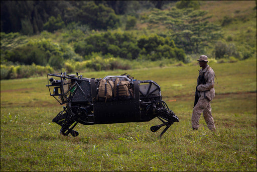 Poster, Many Sizes Available; Legged Squad Support System (Ls3) Marine Corp Robot P3