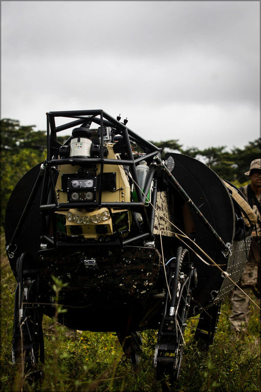 Poster, Many Sizes Available; Legged Squad Support System Ls3 Marine Corp Robot