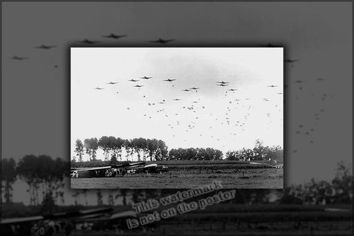 Poster, Many Sizes Available; Operation Market Garden 82Nd Airborne Division Dropping On Grave, During Operation Market Garden