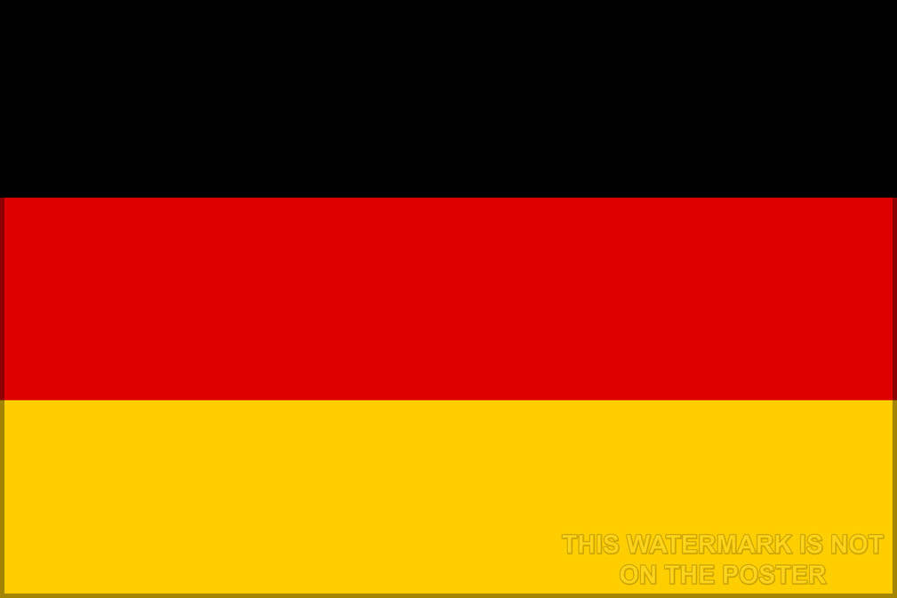 Poster, Many Sizes Available; Flag Of Germany