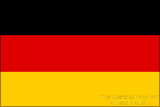 Poster, Many Sizes Available; Flag Of Germany