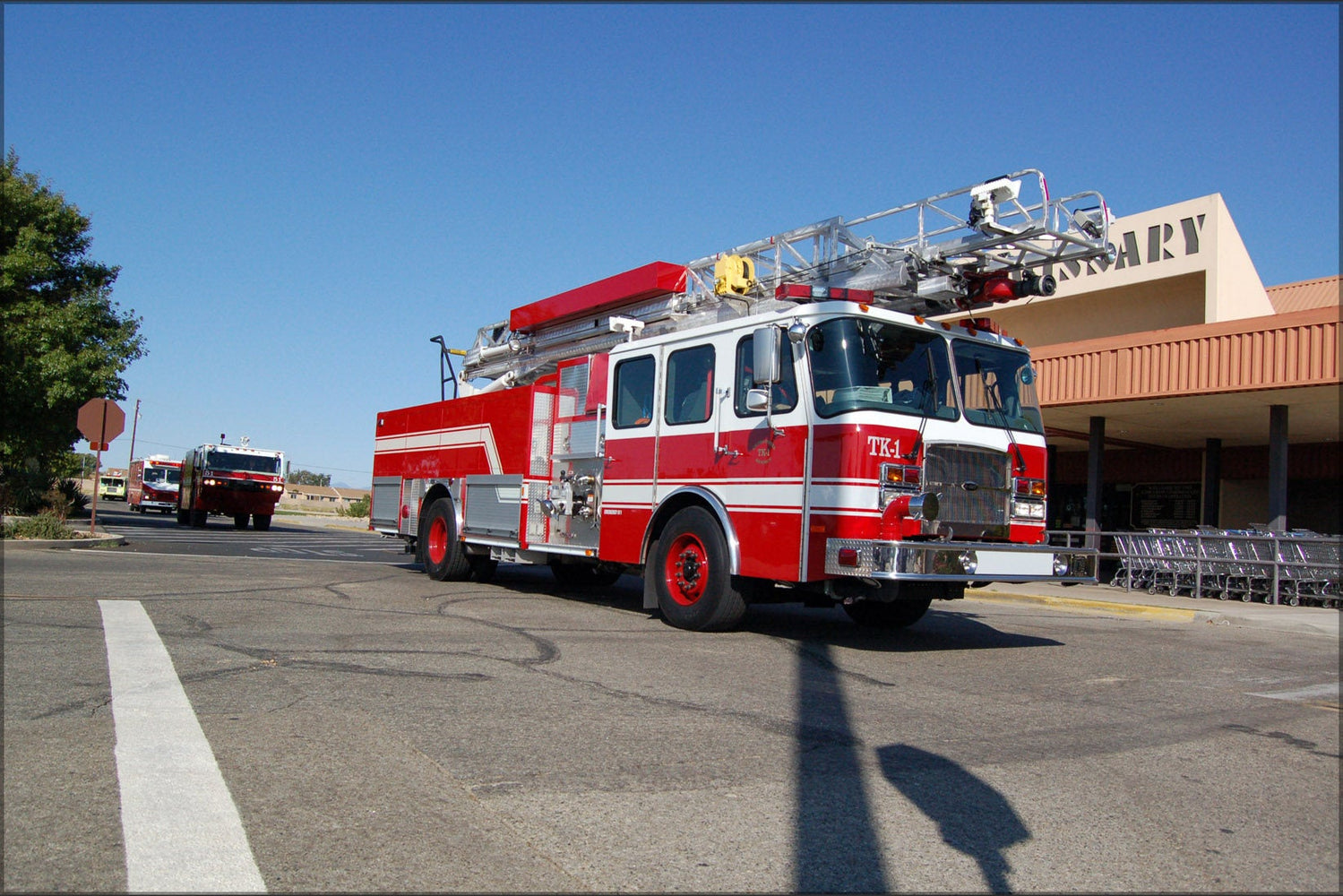 Poster, Many Sizes Available; Air Force Fire Truck