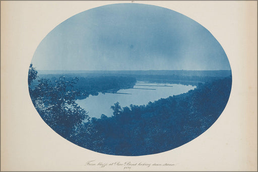 Poster, Many Sizes Available; Henry Bosse From Bluffs At Pine Bend Looking Downstream