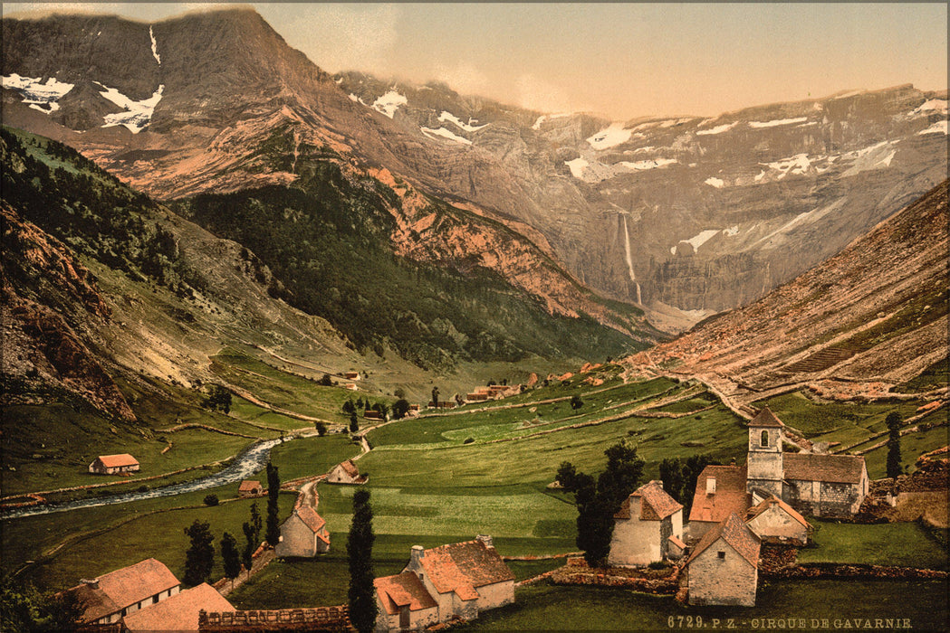 Poster, Many Sizes Available; Cirque De Gavarnie Pyrenees-Atlantiques, France 1890