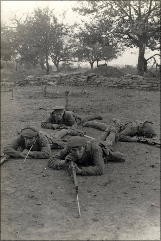 Poster, Many Sizes Available; Listening Post Waiting To Advance, France Wwi Sep 1915