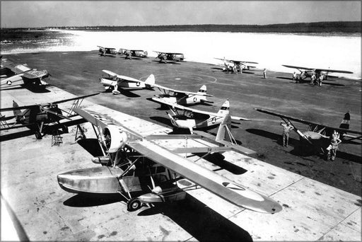 Poster, Many Sizes Available; Civil Air Patrol,  Sikorsky S-39 Suffolk Airport 1942