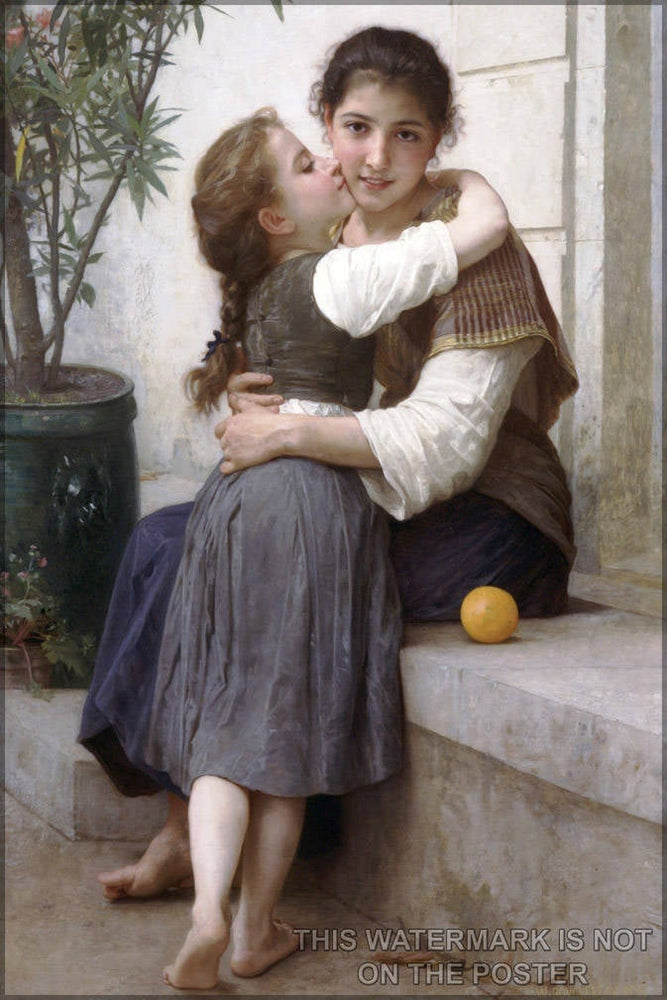 Poster, Many Sizes Available; Little Coaxing William-Adolphe Bouguereau (1825-1905) - A Little Coaxing (1890