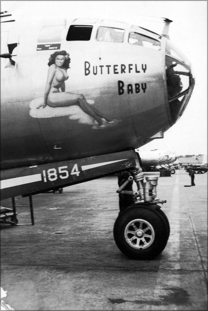 Poster, Many Sizes Available; Boeing B-29A Superfortress 44-61854, Butterfly Baby