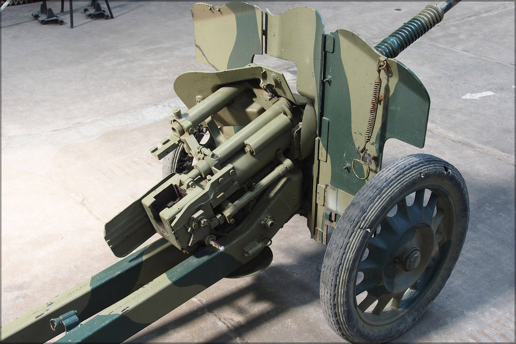 Poster, Many Sizes Available; 1934 25Mm Canon Anti Tank, Musee Des Blindes, France, Pic 1