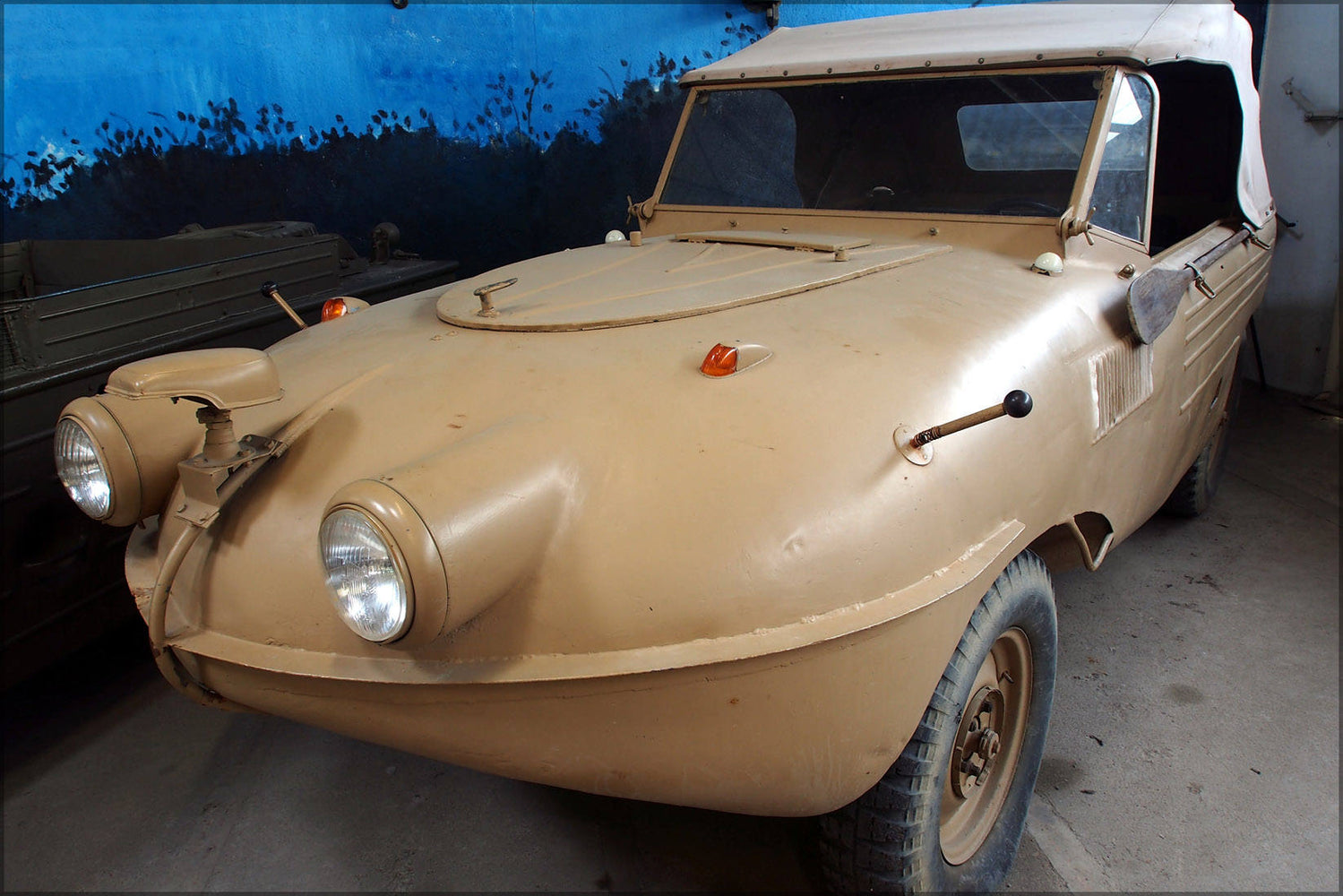 Poster, Many Sizes Available; 1935 Trippelwagen Amphibian, Musee Des Blindes, France, Pic 1