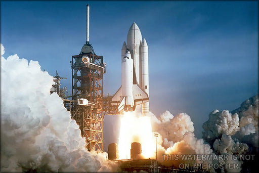 Poster, Many Sizes Available; Space Shuttle Columbia From The Kennedy Space Center