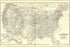 Poster, Many Sizes Available; Map Of United States Of America 1894