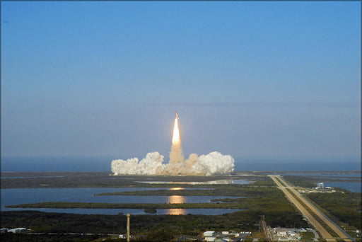 Poster, Many Sizes Available; Space Shuttle Discovery  Lifts Off Sts-133